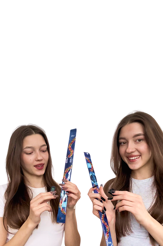 Люди з цукерками Galaxy Stri4ka